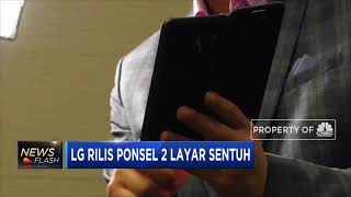 LG Rilis Ponsel 2 Layar Sentuh