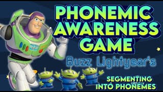 🌎 Buzz Lightyear’s Phonemic Awareness Game 🌎 | Brain Games | GoNoodle | Segmenting