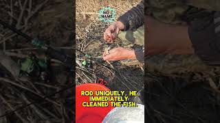 Unique, this is one's unique way of fishing #shortvideos #fishing #funny