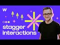 Stagger Your Webflow Interactions Easily