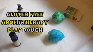 Gluten Free Aromatherapy Play Dough with my Grandson Ricky