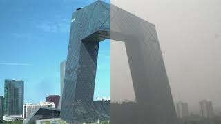 Before and after: Beijing’s choking smog