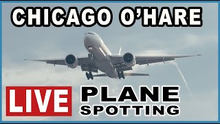 🔴 LIVE PLANE SPOTTING - Chicago O'Hare International Airport | Saturday, 2/8/25