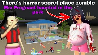 رعب ميو There's horror secret place zombie Mio Pregnant haunted in park | SAKURA SCHOOL SIMULATOR