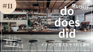 【おうち英語ママ向け】Do, Does, Didの使い分け | 中学英文法 | 2023年4月18日【前半無料公開中！】