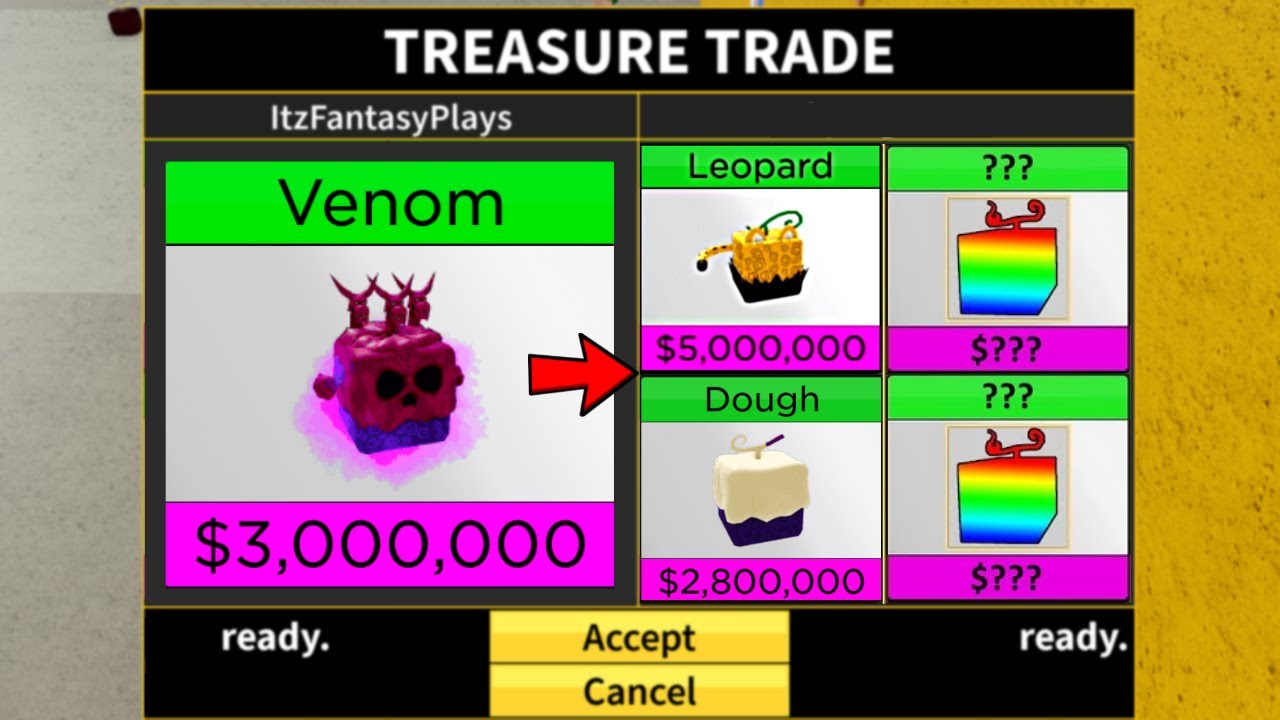 What People Trade For Venom Fruit? Trading Venom In Blox Fruits - YouTube