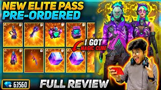 Free Fire - New Elite Pass Specter Squad Full Review - Garena Free Fire