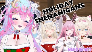 ━☆NEKO REACTS━☆ HOLOGIRLS HOLIDAY FUN ! ! [ HOLOLIVE CHRISTMAS ]