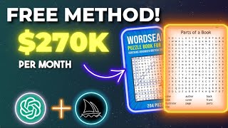 Unlock PASSIVE INCOME Selling AI Puzzles ($3K+Monthly) | Make Money Online With AI