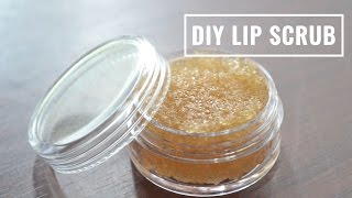 DIY Lip Scrub / Exfoliator | Honey + Cinnamon | Mad Cherry #MadBeauty