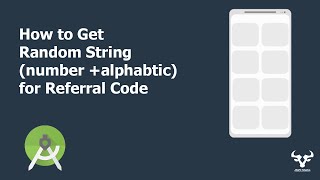 Random String Generate in Android Studio || Java
