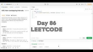Day 86: LeetCode Problem 435. Non overlapping Intervals - Swift