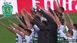 Assim festejaram os jogadores do Sporting após vitória contra o Benfica 1-3 💚