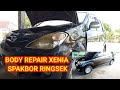 Body repair mobil xenia kena spakbor