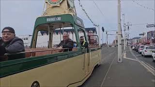 Blackpool \u0026 Fylde Tramway North Pier to Rigby Road on Thursday 18th May 2023