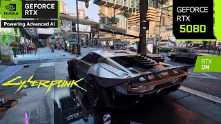 Cyberpunk 2077 | RTX 5080 4K, 1440p DLSS 4 Multi Frame Generation | Ray Tracing & Path Tracing