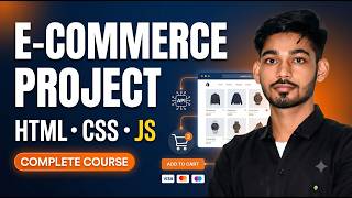 🔥 JavaScript E-Commerce Website Project Full Course | Build Amazon/Myntra Clone with HTML CSS JS