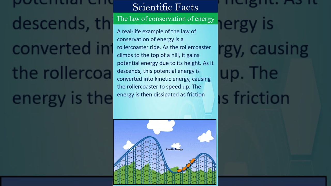 Scientific Facts, Law Of Conservation Of Energy - YouTube