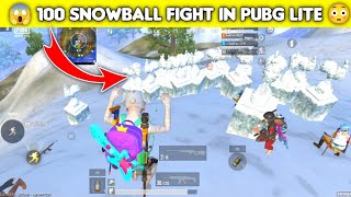 😱 1000 Snowball Biggest Fight in Pubg Mobile Lite #shorts #pubg