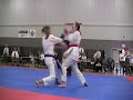 alana pidwerbeski kumite final 2009 tsuruoka nationals newfoundland