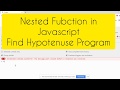 Nested Functions in JavaScript | HD | Learn JS Global | Subscribe Now