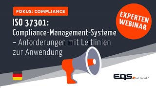 ISO 37301: Compliance management systems – Requirements with guidance for use