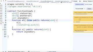 Solidity - Functions - view