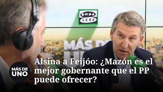 Alsina a Feijóo: ¿Mazón es el mejor gobernante que el PP puede ofrecer a los valencianos hoy?