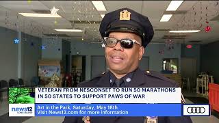 Retired MTA Cop and Navy Veteran to Raise Money for Paws of War During His Marathon Journey