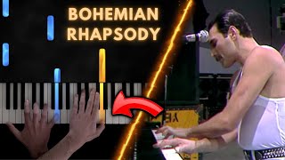 How to play Bohemian Rhapsody EXACTLY like Freddie Mercury!