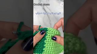 طريقة تغيير لون الخيط بطريقه احترافيه- كروشيه #كروشيه #handmade #knitting