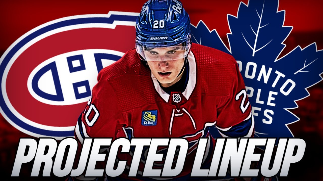 HABS OPENING NIGHT PROJECTED LINEUP (MONTREAL CANADIENS VS LEAFS) - YouTube