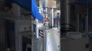 #Semi automatic easy #nitrogen flushing #sealing #machine, #can #sealer with nitrogen gas #flushing