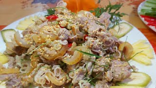 CÁCH LÀM MÓN BÊ TÁI CHANH : ẨM THỰC PHÙNG TẤN