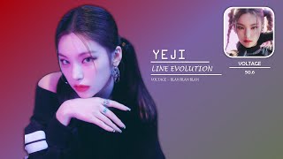 ITZY (YEJI) - Line Evolution (Voltage - Blah Blah Blah) - (Japanese Title Track)