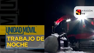 Trabajan de noche para que los esquiadores disfruten durante el día | PREPARADOS, LISTOS… NIEVE