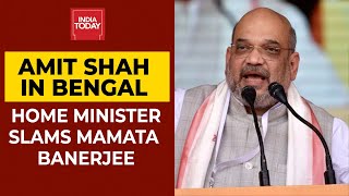 Bengal Showdown: Amit Shah Slams Mamata Banerjee & Says 'TMC Did Nothing For People Of State'