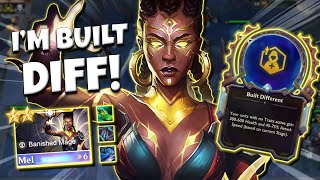 EASY CLIMB WITH BUILT DIFFERENT!! ⭐⭐ 2-STAR MEL!!  | Teamfight Tactics Set 13