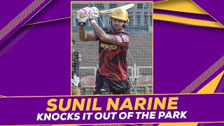 Powerfull hitting by Sunil Narine | KKR