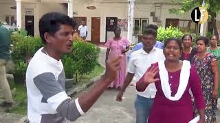 Public in Batticaloa protest a massive prawn farm \u0026 ilmenite mining operation allegedly by Pillayan