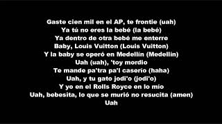 Anuel AA - Te Bote Remix Letra (Solo Version)