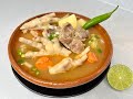 Caldo de patitas de pollo y mollejas  rico y fácil!!