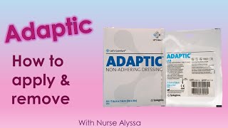 Adaptic : Application and removal