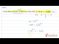 Find the number of terms in the G.P. 1, - 3, 9, ... - 2187.