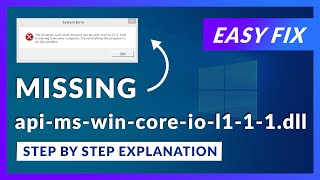 api-ms-win-core-heap-l1-2-0.dll Missing Error | How to Fix | 2 Fixes | 2021