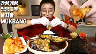 カンジャンケジャン、チョンヤン唐辛子モクバン mukbang