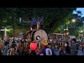 【may 2024】osakibarai daiko japanese drum in kurayami matsuri in fuchu tokyo：御先払い太鼓（大國魂神社 くらやみ祭り）