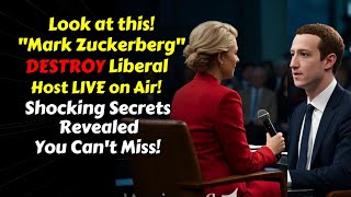 The Night Mark Zuckerberg Silenced a Liberal Host: Live TV’s Most Explosive Debate Ever