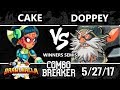 Combo Breaker 2017 Brawlhalla - [R]eason | Cake (Queen Nai) vs Vexx | Doppey (Ulgrim) - WS