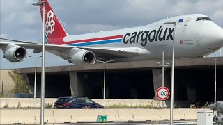 BOEING 747-4HAF CARGOLUX (MIAMI TO AMSTERDAM) LANDED SCHIPHOL AIRPORT / PLANE SPOTIING / LXKCL